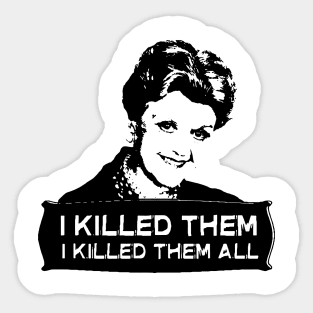 Murder She Wrote 2 Sticker